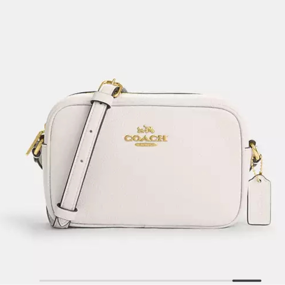 Coach Mini Jamie Camera Bag in Gold/Chalk - Picture 1 of 12